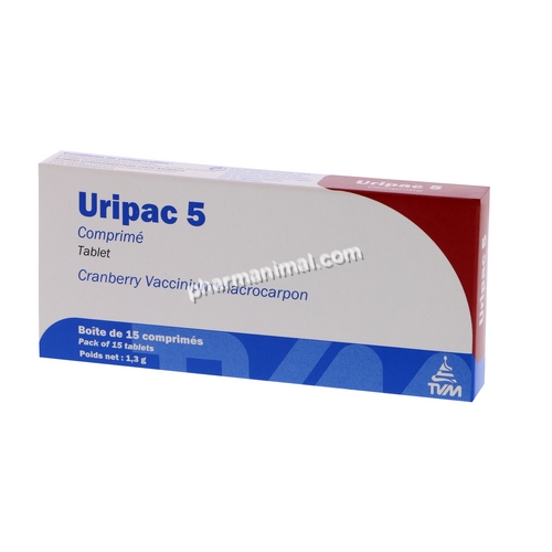 URIPAC 5 MG   	b/15      cpr *